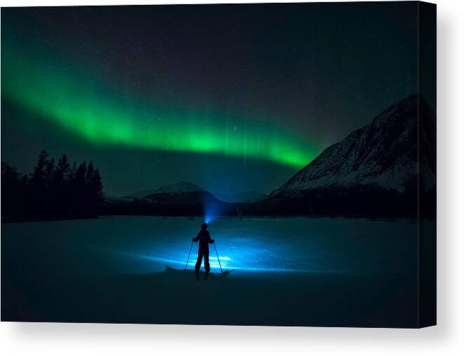 First Canvas Print featuring the photograph First love by Tor-Ivar Naess