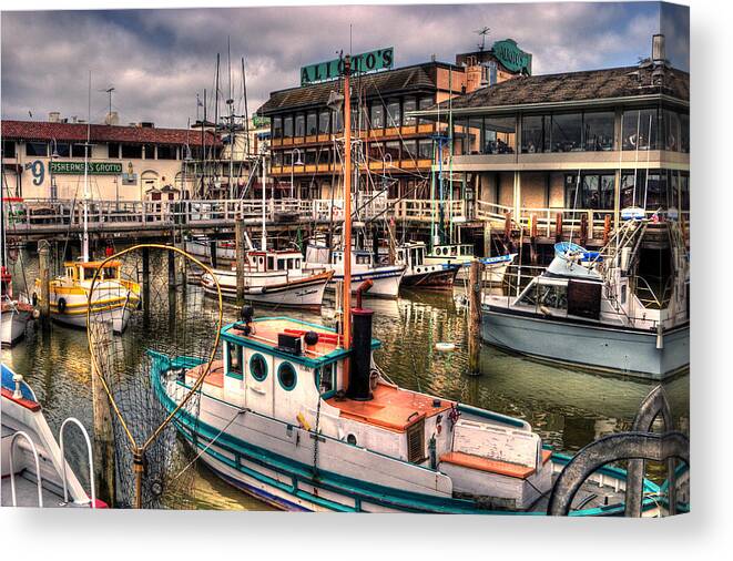 San Francisco Canvas Print featuring the photograph Fisherman's Wharf by Lee Santa