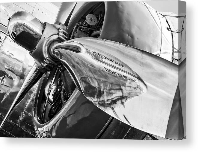 Airshow Canvas Print featuring the photograph Reflections of the Past by Chris Buff