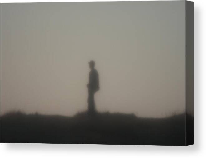 People Canvas Print featuring the photograph Fog by Holly Ethan