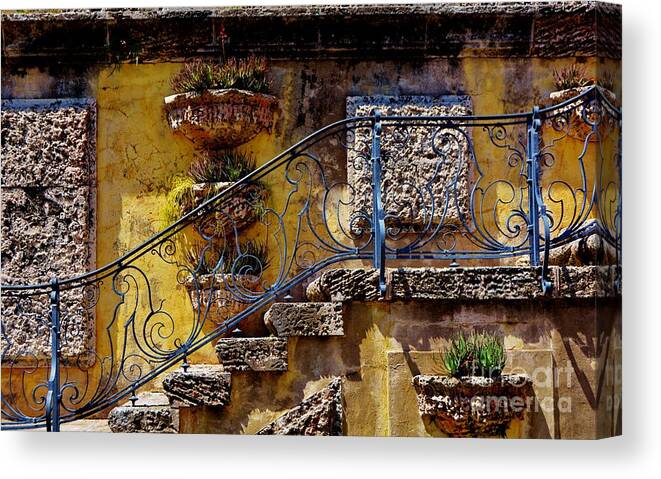 Stairway Canvas Print featuring the photograph Follow Me by Julie Adair