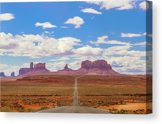 Usa Canvas Print featuring the photograph Forrest Gump Point by Alberto Zanoni