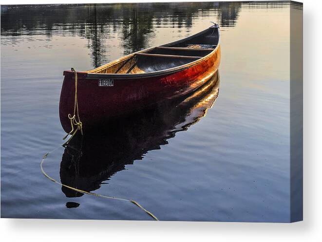 Canoe Canvas Print featuring the photograph Freedom by Karl Anderson