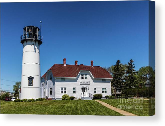 Chatham Canvas Print featuring the photograph Chatham Coast Guard Station by Thomas Marchessault