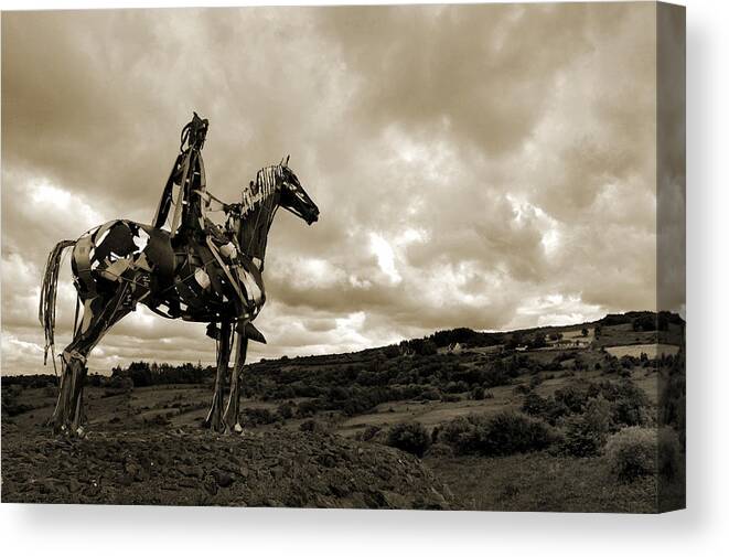 Gaelic Chieftain Canvas Print featuring the photograph Gaelic Chieftain. by Terence Davis