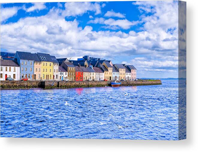 Galway Canvas Print featuring the photograph Galway On The Water by Mark Tisdale