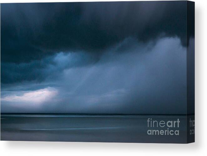 New England Canvas Print featuring the photograph Gathering Storm by John Greim