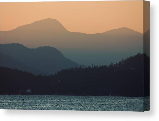 Sunset Canvas Print featuring the photograph Gentle Sunset by Barbara White