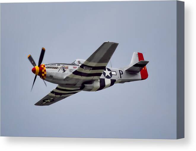 Prop Canvas Print featuring the photograph Gentleman Jim by Pat Cook