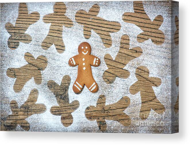 Gingerbread Man Canvas Print featuring the photograph Gingerbread by Tim Gainey