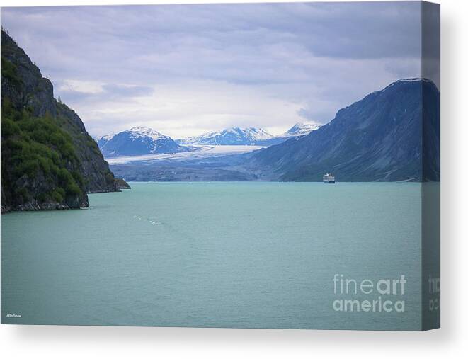 Glacier Bay National Park Canvas Print featuring the photograph Glacier Bay Alaska Three by Veronica Batterson