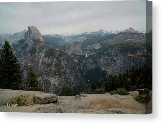 Glacier Point Canvas Print featuring the photograph Glacier Point Vista by Bill Roberts