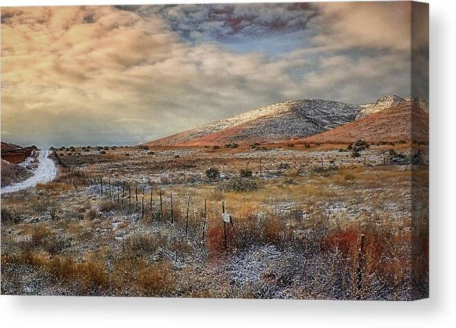 Scenic Canvas Print featuring the photograph Glassford Hill by Jim Painter