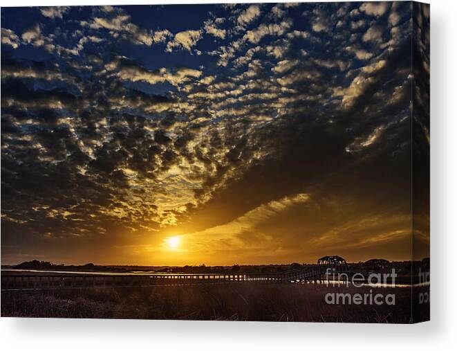 Sunset Canvas Print featuring the photograph Glorious by DJA Images