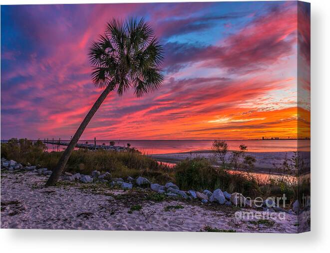 Grand Finale Canvas Print featuring the photograph God's Grand Finale by Brian Wright