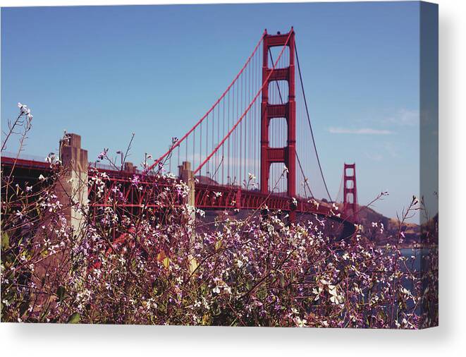 Sanfrancisco Canvas Print featuring the photograph Golden Gate by J C