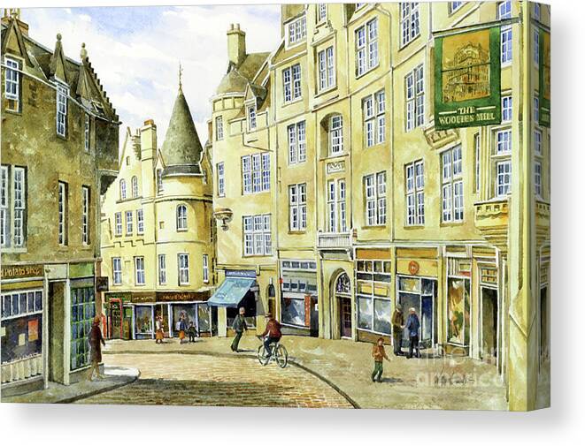 Scotland Canvas Print featuring the painting Golden Mile by William Band