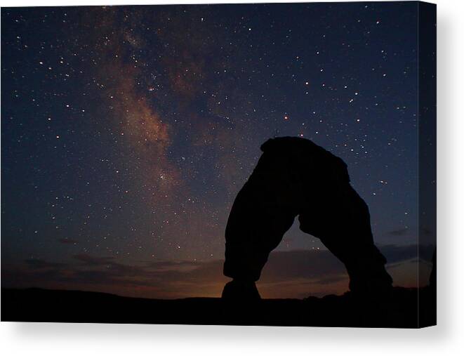  Canvas Print featuring the photograph Gone Down The Milky Way by Jon Emery
