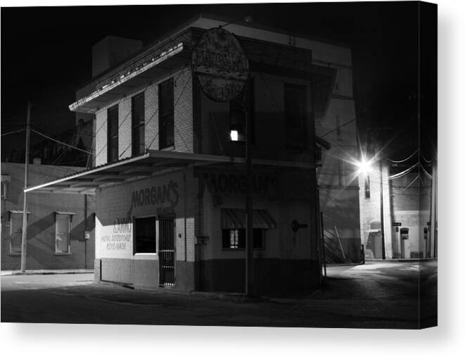 Shop Canvas Print featuring the photograph Gone for the Night by Jeff Mize