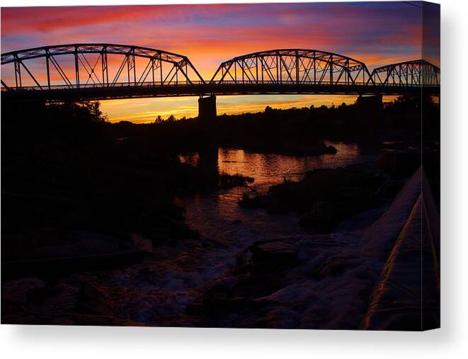 James Smullins Canvas Print featuring the photograph Good morning Llano by James Smullins