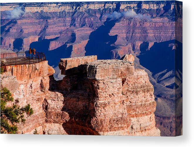 Grand Canyon National Park Canvas Print featuring the photograph Grand Canyon 16 by Donna Corless