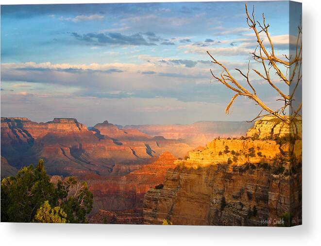 America Canvas Print featuring the photograph Grand Canyon Splendor by Heidi Smith