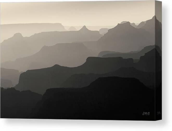 Grand Canyon Canvas Print featuring the photograph Grand Canyon V Toned by David Gordon