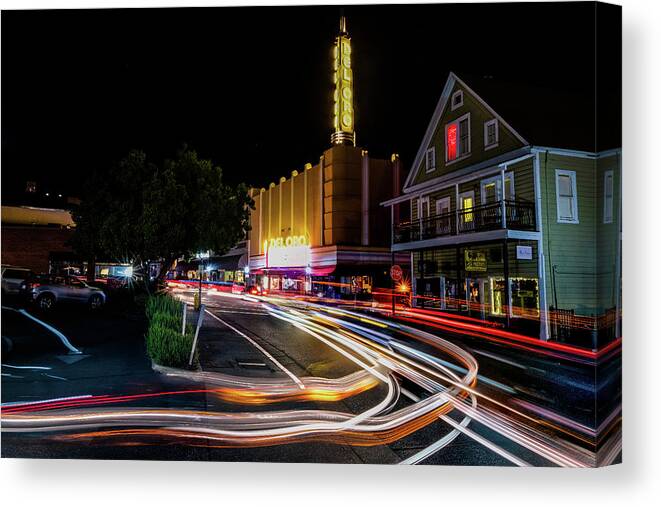 Del Oro Canvas Print featuring the photograph Grass Valley Nights by Robin Mayoff