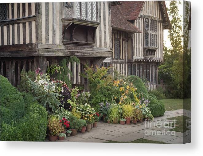 Golden Canvas Print featuring the photograph Great Dixter House and Gardens by Perry Rodriguez