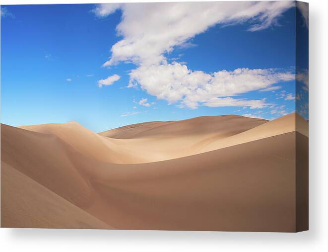 Great Sand Dunes National Park Canvas Print featuring the photograph Great Sand Dunes National Park by Kevin Schwalbe