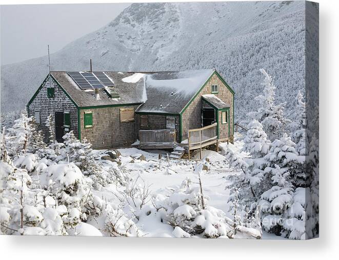 Alpine Zone Canvas Print featuring the photograph Greenleaf Hut - Mount Lafayette New Hampshire by Erin Paul Donovan