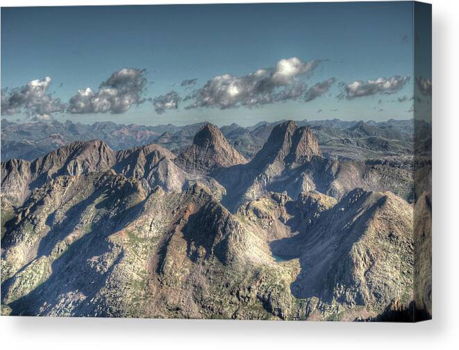 Grenadier Canvas Print featuring the photograph Grenadier Mountains by Aaron Spong