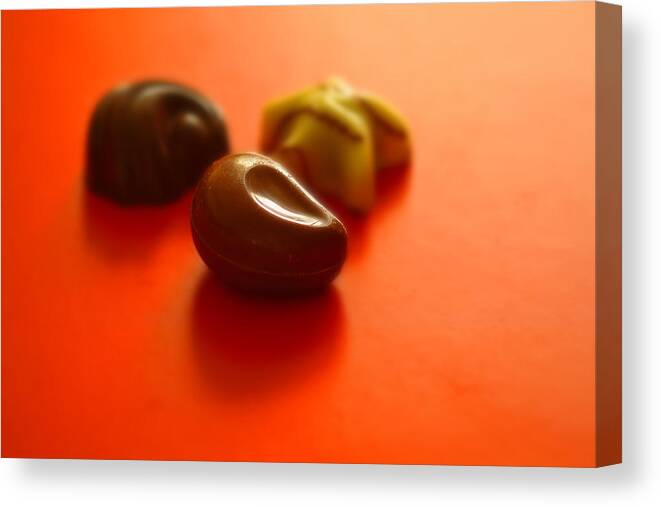 Still Life Canvas Print featuring the photograph Guilty Pleasures by Evelina Kremsdorf