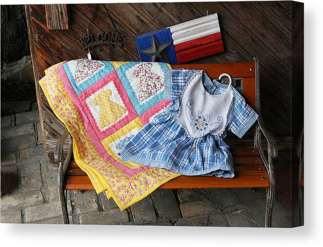 Rural Canvas Print featuring the photograph Handmade Crafts by Linda Phelps