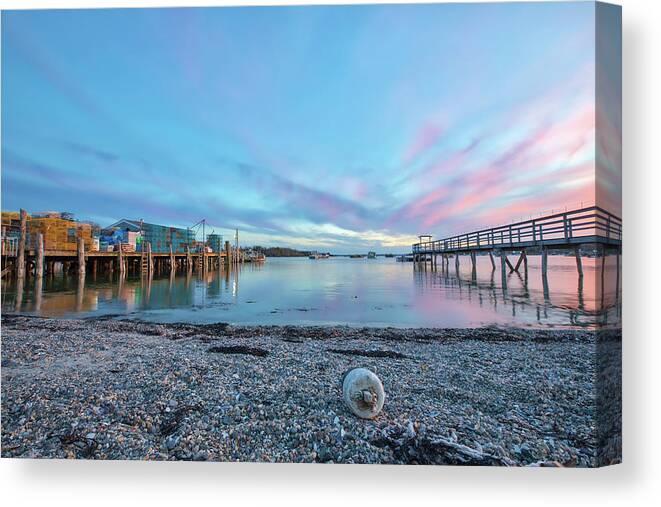 Maine Canvas Print featuring the photograph Harbor of Friendship Maine by Juergen Roth