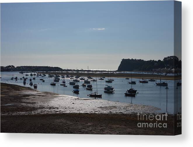 Boats Canvas Print featuring the photograph Harbour by Andy Thompson