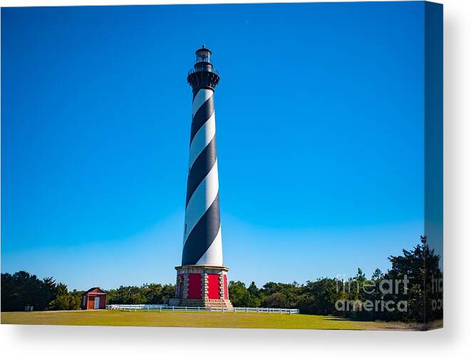 Hatteras Lighthouse Canvas Print featuring the photograph Outer Banks OBX #5 by Buddy Morrison