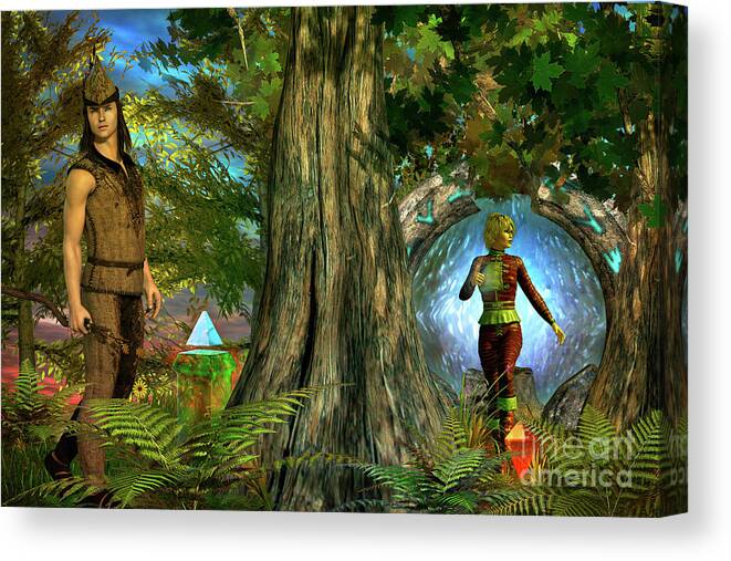 Haven Canvas Print featuring the digital art Haven by Shadowlea Is