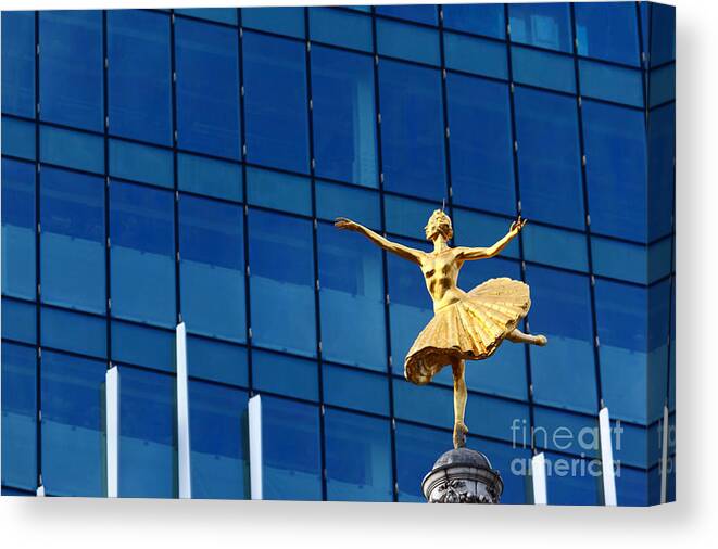 London Canvas Print featuring the photograph High Rise Ballet 2 by James Brunker