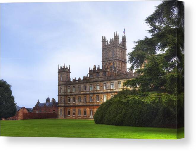 Highclere Castle Canvas Print featuring the photograph Highclere Castle by Joana Kruse
