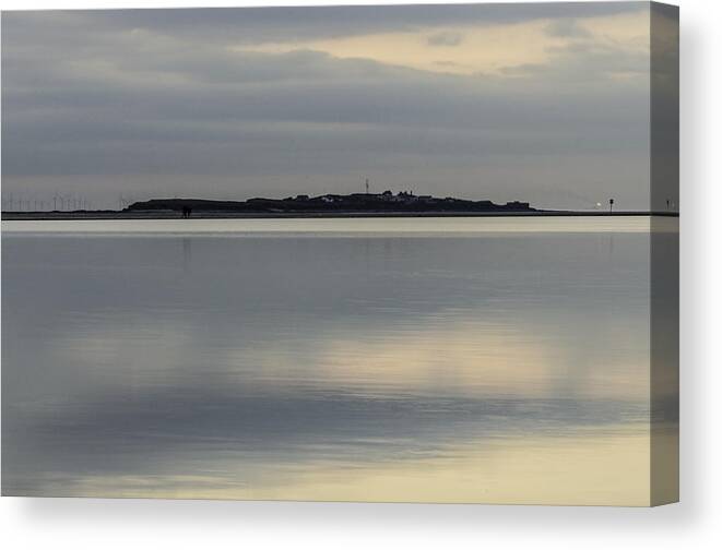 Beautiful Canvas Print featuring the photograph Hilbre Island by Spikey Mouse Photography