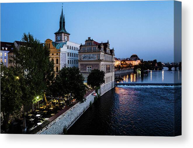 River Canvas Print featuring the photograph Historic Prague by M G Whittingham