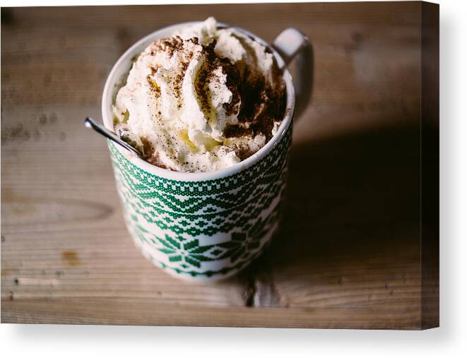 Drink Canvas Print featuring the photograph Hot Chocolate by Pati Photography