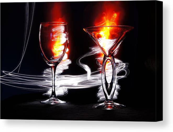 Martini Canvas Print featuring the photograph Hot Stuff by Bryan Xavier