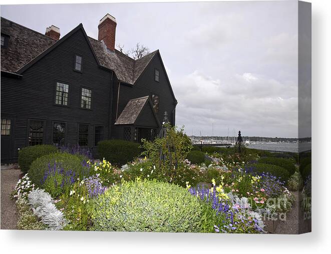 Travel Canvas Print featuring the photograph House of Seven Gables Salem by Jason O Watson