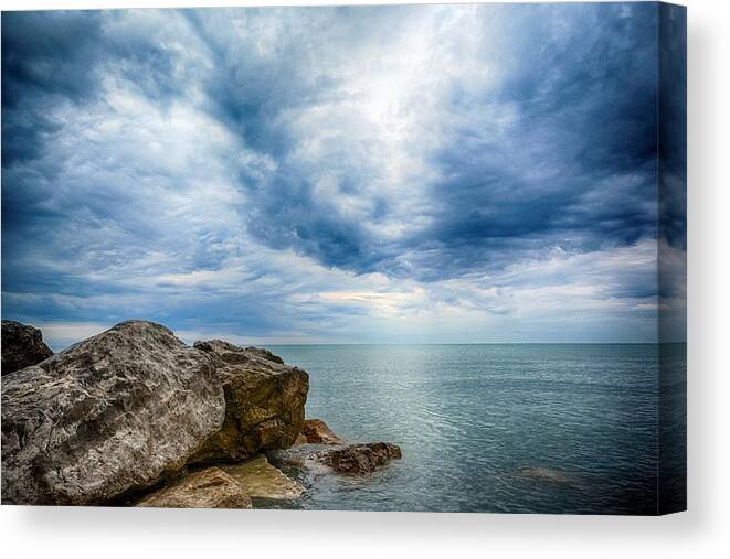 Lake Huron Canvas Print featuring the photograph Huron by Karl Anderson