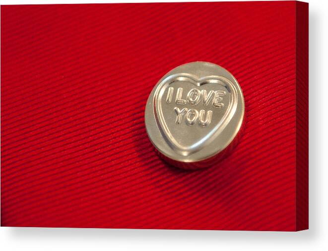 Heart Canvas Print featuring the photograph I love You by Helen Jackson