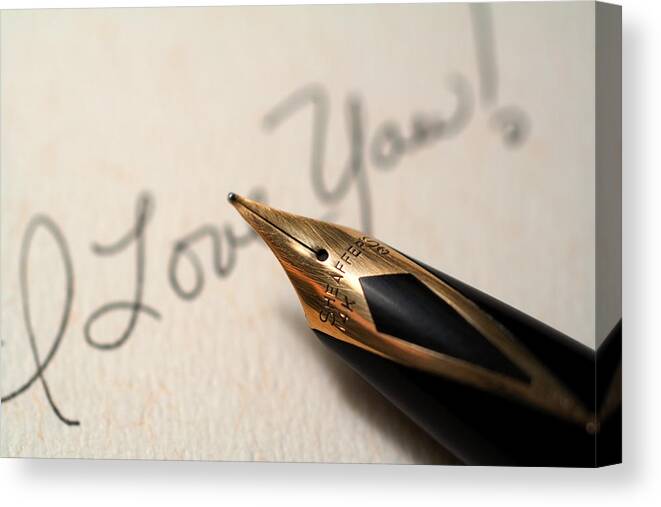 Love Canvas Print featuring the photograph I Love You by June Marie Sobrito