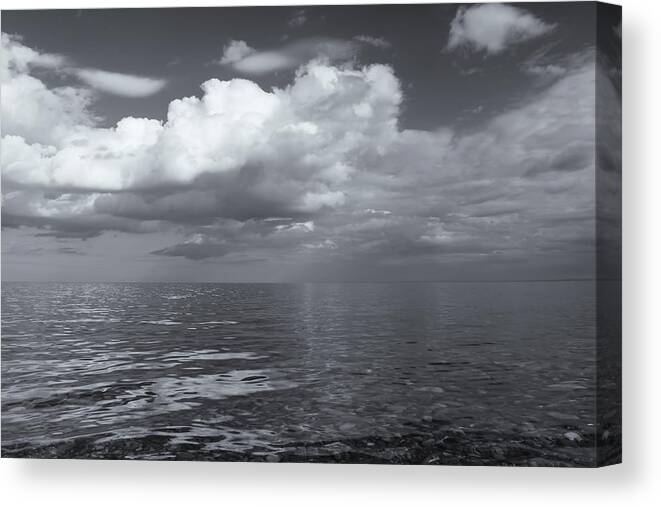 Imagine In Grey Canvas Print featuring the photograph Imagine in Grey by Rachel Cohen