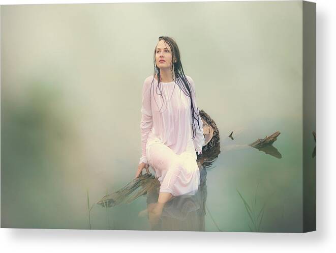 Russian Artists New Wave Canvas Print featuring the photograph In Dreamy World by Vitaly Vakhrushev